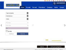 Tablet Screenshot of clickpiso.com